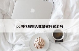 Is it safe to enter the transaction password for pc straight flush?